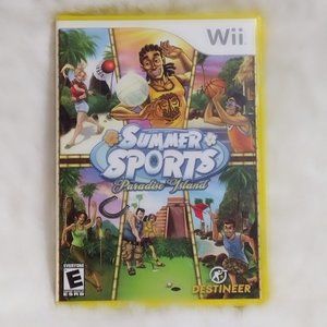 Nintendo Wii Summer Sports Paradise Island Perfect Condition
